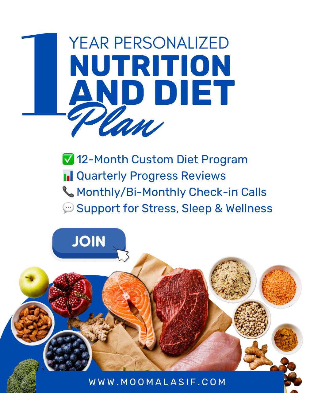 1 Year Diet Plan
